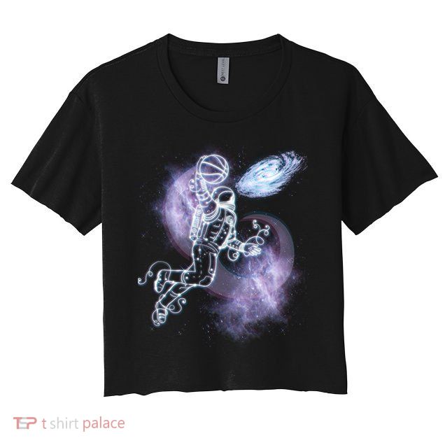Space Astronaut Dunk Nebula Jam Crop Top