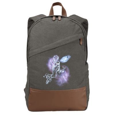 Space Astronaut Dunk Nebula Jam Cotton Canvas Backpack