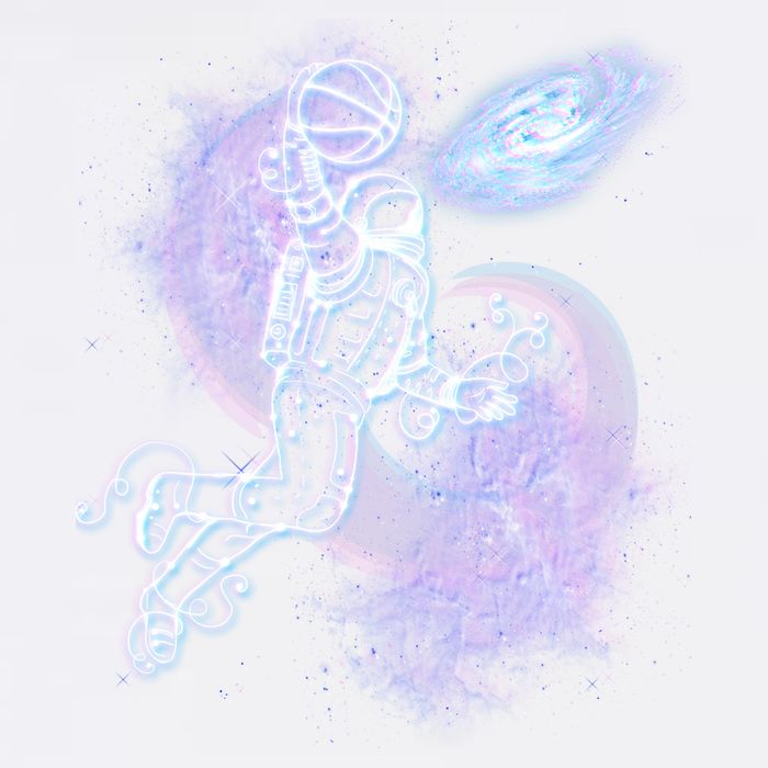 Space Astronaut Dunk Nebula Jam Garment-Dyed Sweatshirt