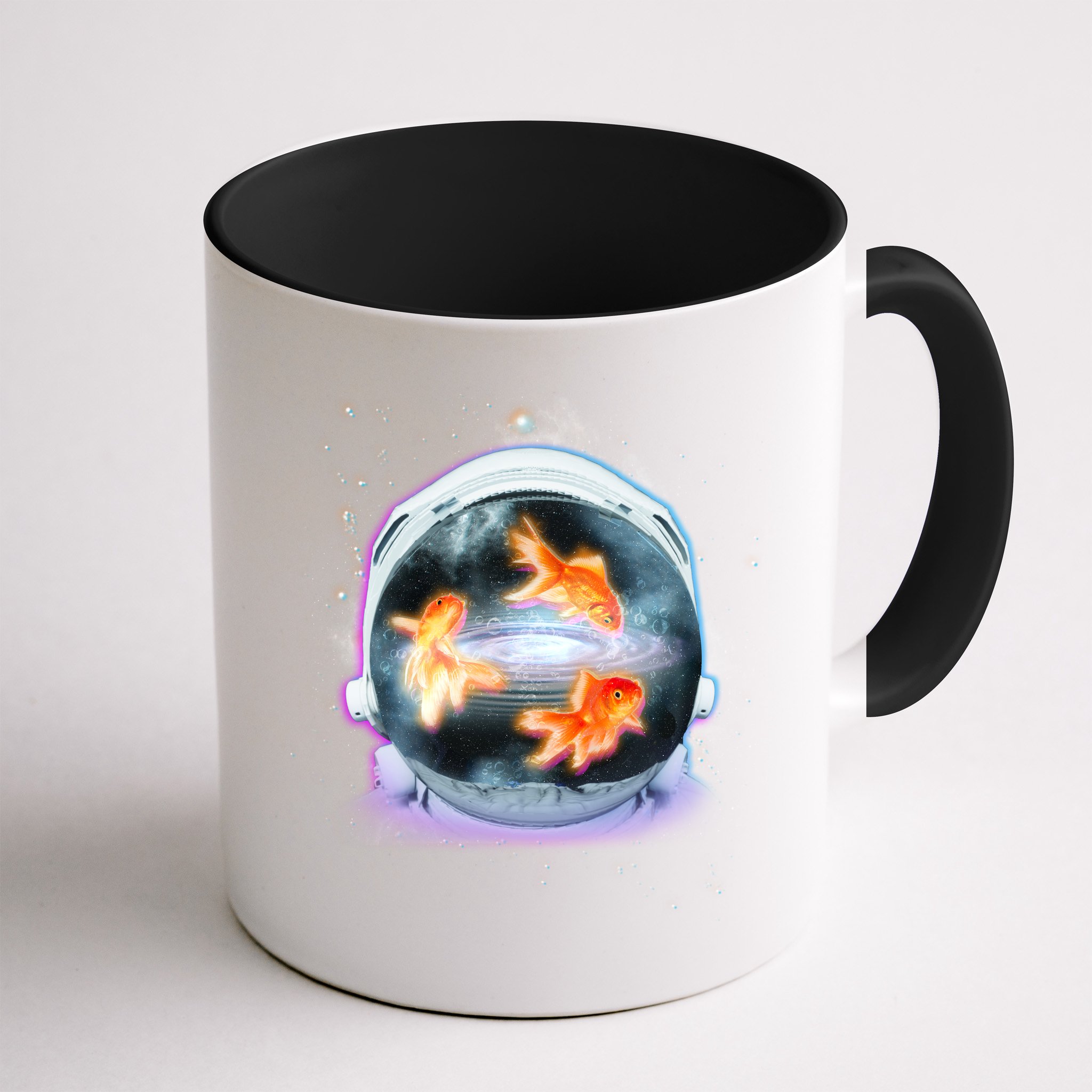 Space Astronaut Helmet Goldfish Mug