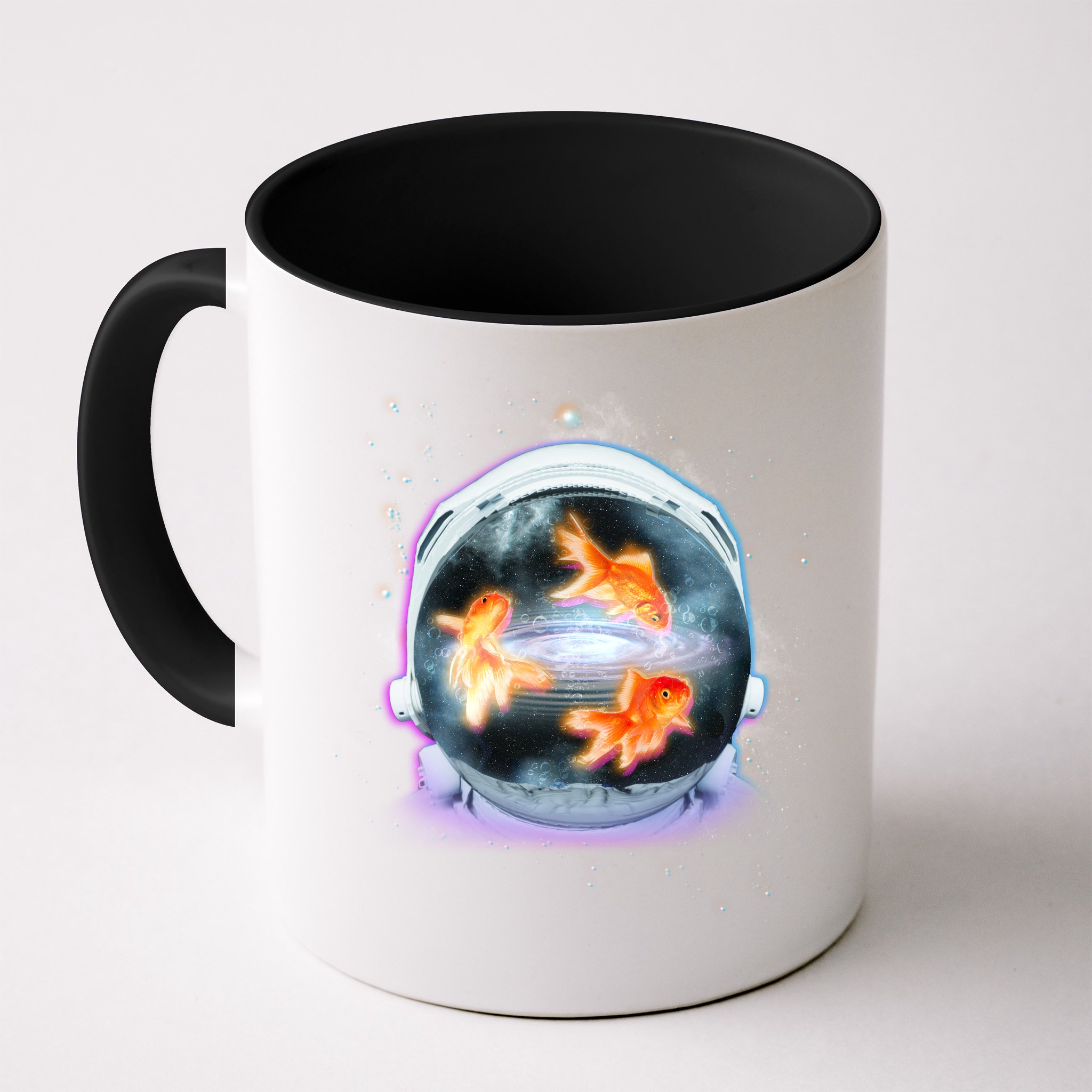 Space Astronaut Helmet Goldfish Mug
