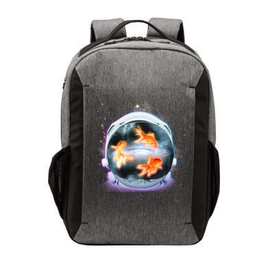 Space Astronaut Helmet Goldfish Vector Backpack