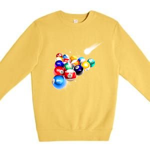 Space Billiards Premium Crewneck Sweatshirt