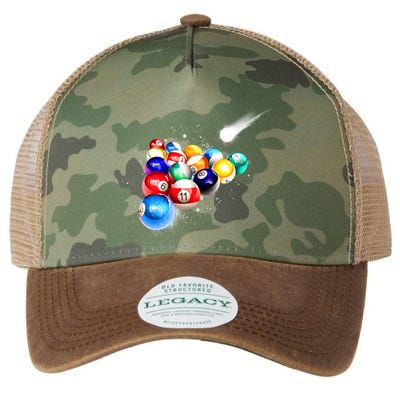 Space Billiards Legacy Tie Dye Trucker Hat