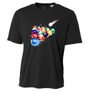 Space Billiards Cooling Performance Crew T-Shirt