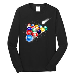 Space Billiards Long Sleeve Shirt