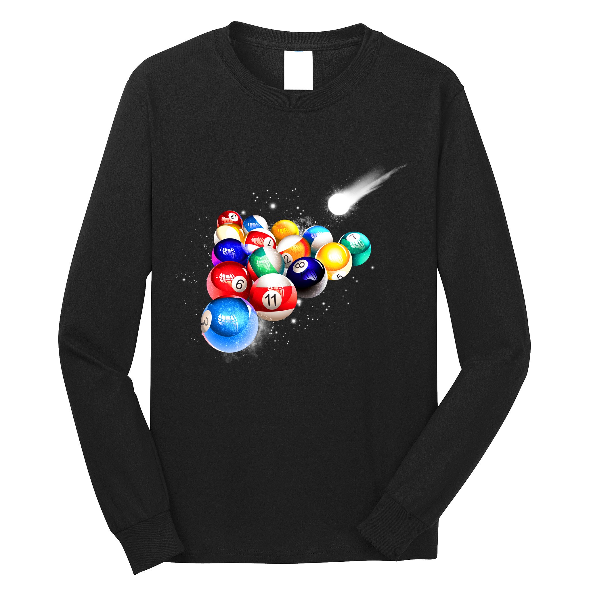 Space Billiards Long Sleeve Shirt