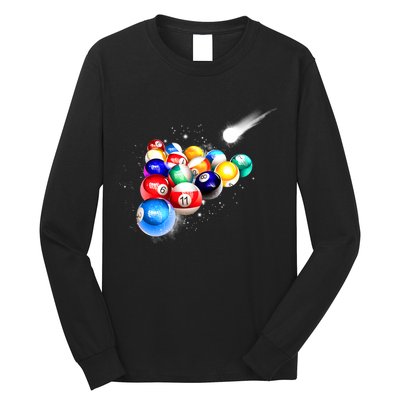 Space Billiards Long Sleeve Shirt