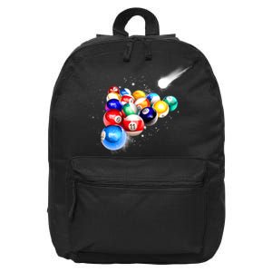 Space Billiards 16 in Basic Backpack