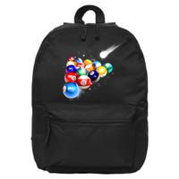 Space Billiards 16 in Basic Backpack