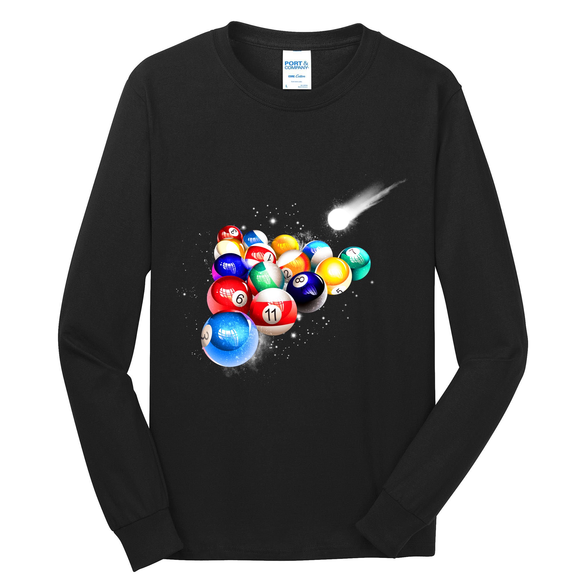 Space Billiards Tall Long Sleeve T-Shirt