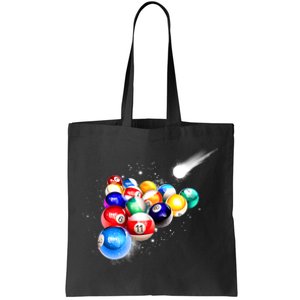 Space Billiards Tote Bag