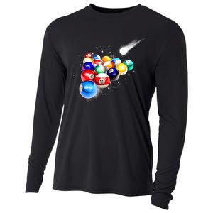 Space Billiards Cooling Performance Long Sleeve Crew