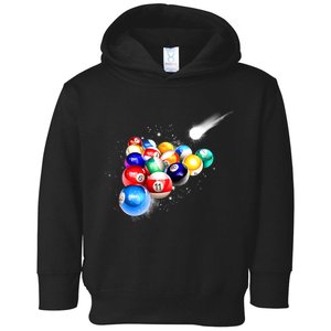 Space Billiards Toddler Hoodie