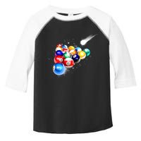 Space Billiards Toddler Fine Jersey T-Shirt