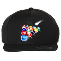 Space Billiards Wool Snapback Cap