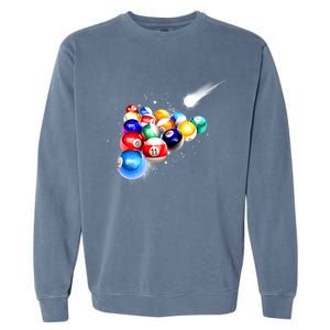 Space Billiards Garment-Dyed Sweatshirt