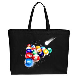 Space Billiards Cotton Canvas Jumbo Tote