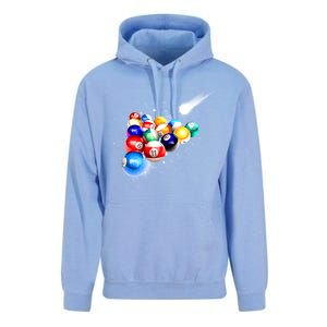 Space Billiards Unisex Surf Hoodie