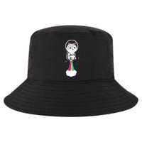 Space Cat Blasting Off Cool Comfort Performance Bucket Hat