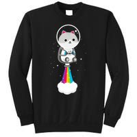 Space Cat Blasting Off Sweatshirt