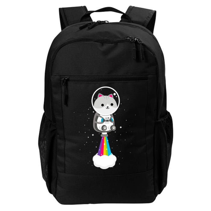 Space Cat Blasting Off Backpack