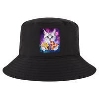 Space Cat Pizza And Tacos Cool Comfort Performance Bucket Hat