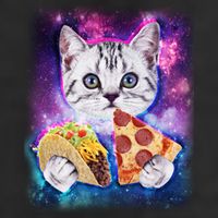 Space Cat Pizza And Tacos Cool Comfort Performance Bucket Hat