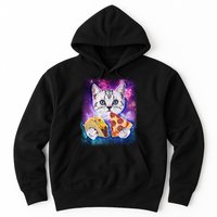 Space Cat Pizza And Tacos Hoodie