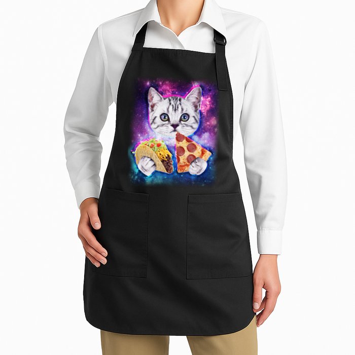Space Cat Pizza And Tacos Apron
