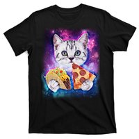 Space Cat Pizza And Tacos T-Shirt