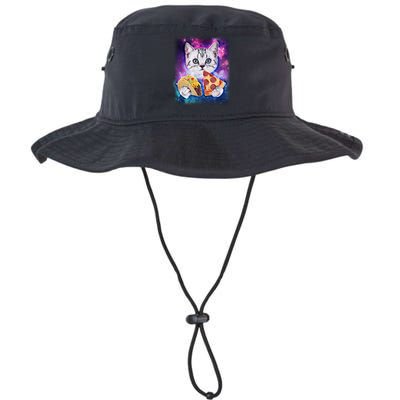 Space Cat Pizza And Tacos Bucket Hat