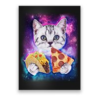Space Cat Pizza And Tacos Poster