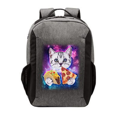 Space Cat Pizza And Tacos Vector Backpack