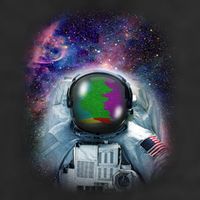 Space Channel Universe Garment-Dyed Heavyweight T-Shirt