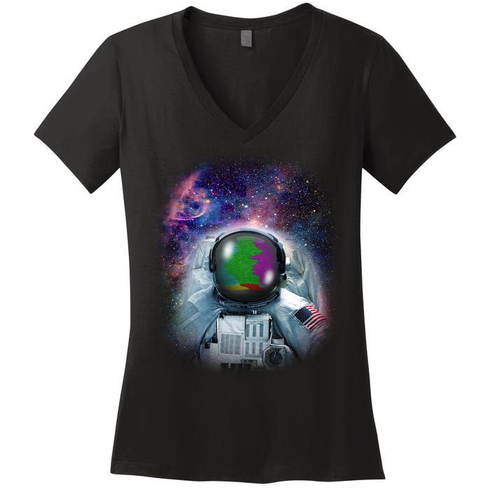Space Channel Universe Women's V-Neck T-Shirt