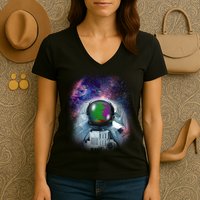 Space Channel Universe Women's V-Neck T-Shirt
