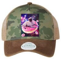 Space Donut Pug Legacy Tie Dye Trucker Hat