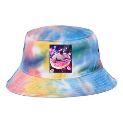 Space Donut Pug Tie Dye Newport Bucket Hat