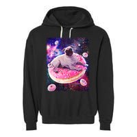 Space Donut Pug Garment-Dyed Fleece Hoodie