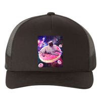 Space Donut Pug Yupoong Adult 5-Panel Trucker Hat