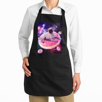 Space Donut Pug Apron