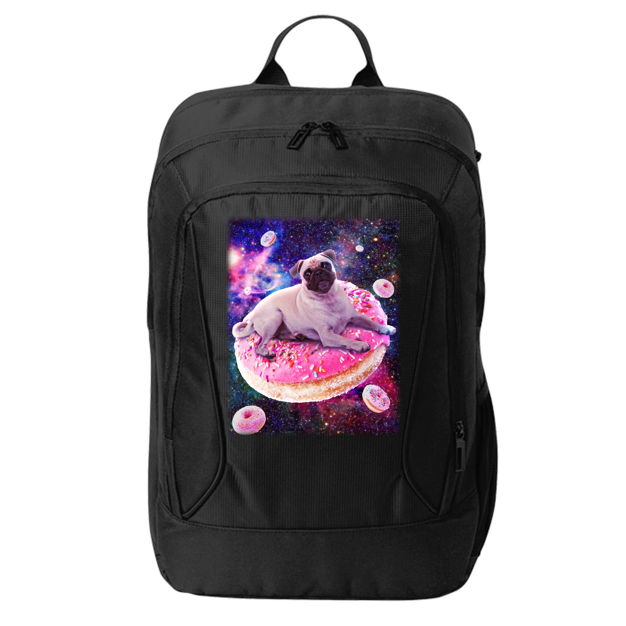 Space Donut Pug City Backpack