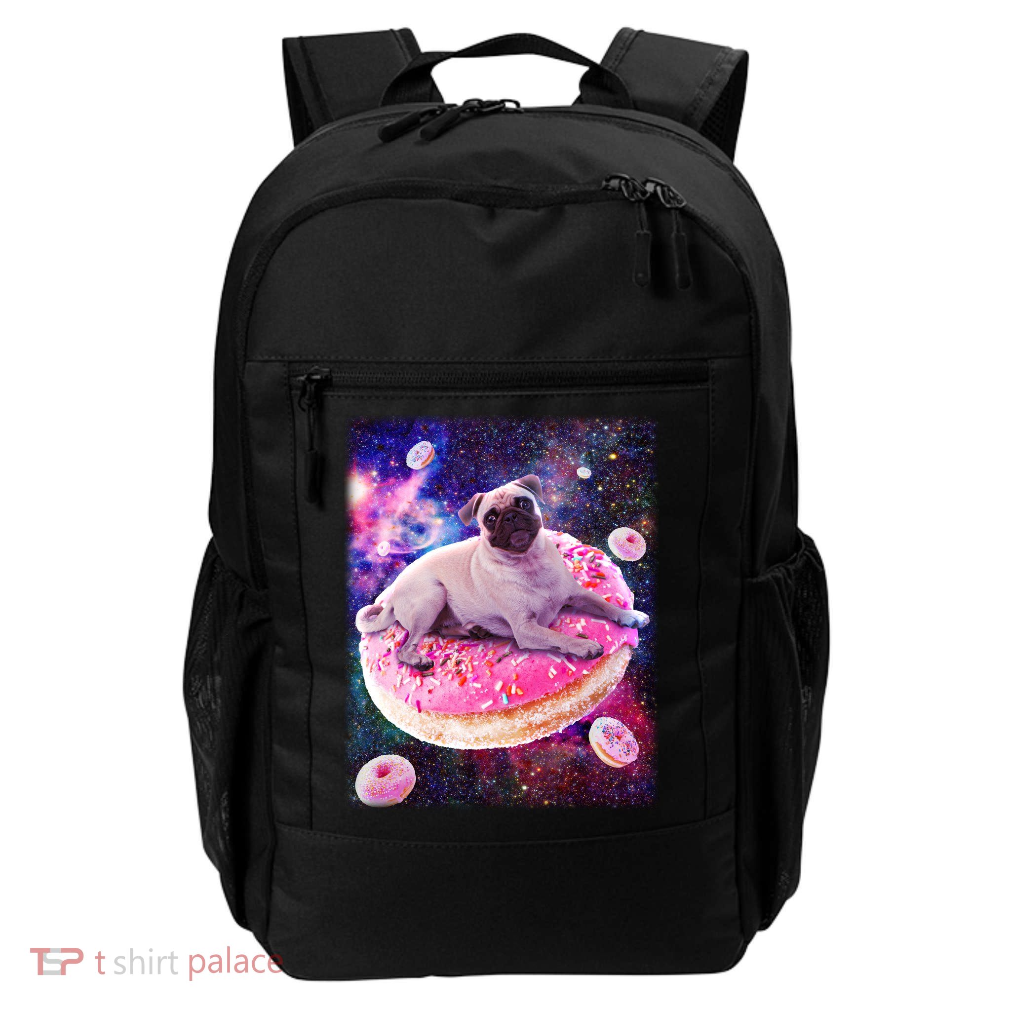 Space Donut Pug Backpack