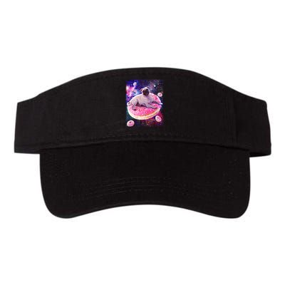 Space Donut Pug Valucap Bio-Washed Visor