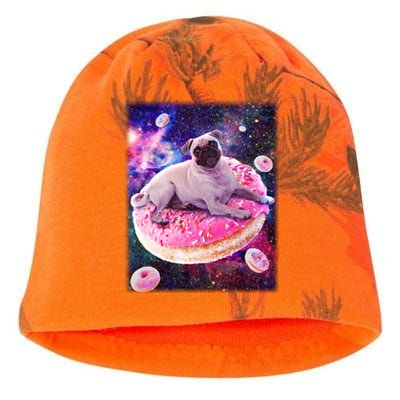 Space Donut Pug Kati - Camo Knit Beanie