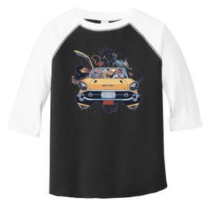 Space Family Cartoon Toddler Fine Jersey T-Shirt