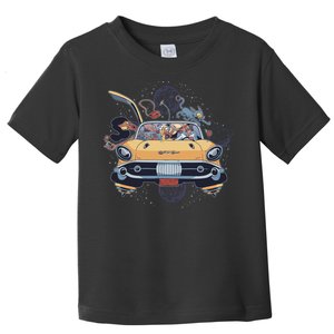 Space Family Cartoon Toddler T-Shirt