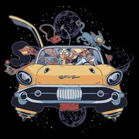 Space Family Cartoon Visor