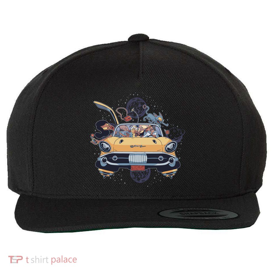 Space Family Cartoon Wool Snapback Cap